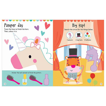 Activity Sticker Book - Big Stickers For Little Hands - Pink-Mountain Baby