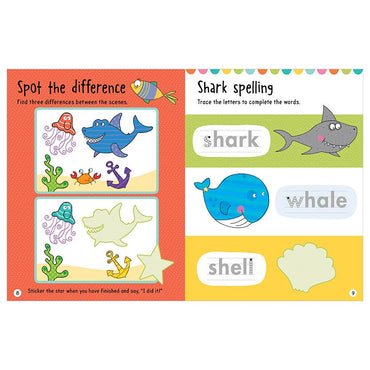 Activity Sticker Book - Big Stickers For Little Hands - Blue-Mountain Baby