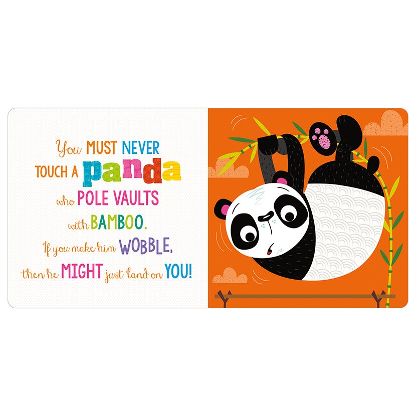 Board Book - Never Touch A Panda!