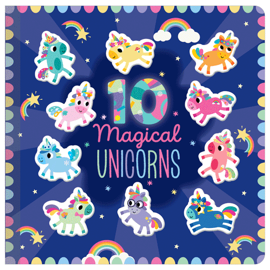 Board Book - 10 Magical Unicorns-Mountain Baby
