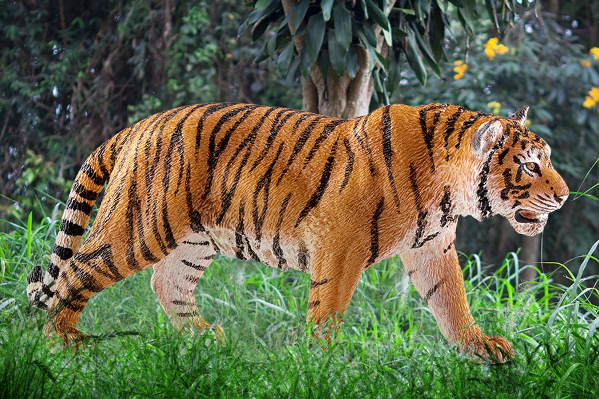 Schleich Animal Figurine - Tiger-Mountain Baby