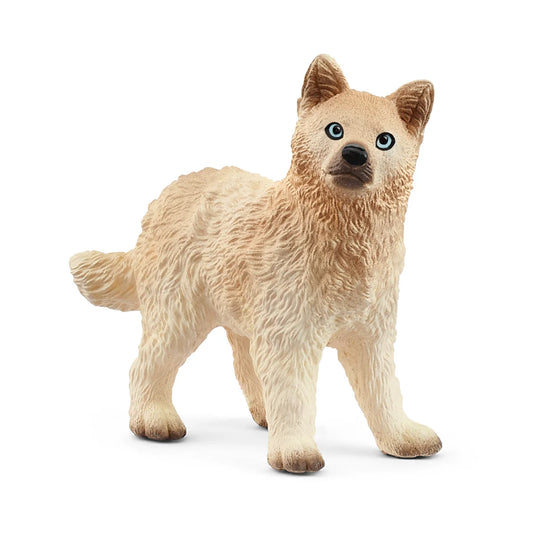 Schleich Animal Figurine - Arctic Wolf Cub-Mountain Baby