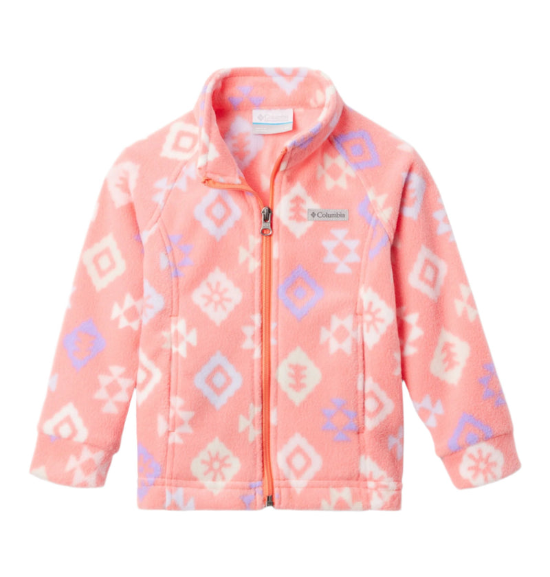 Columbia Fleece Jacket - Benton Springs 2 (Toddler) - Hot Coral Hinterland-Mountain Baby