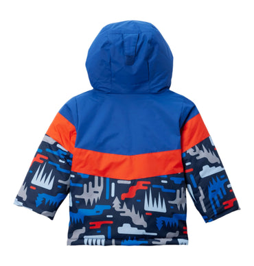 Columbia Jacket - Lightning Lift 3 (Toddler) - Navy Highland/Mtn Blue/Spicy-Mountain Baby