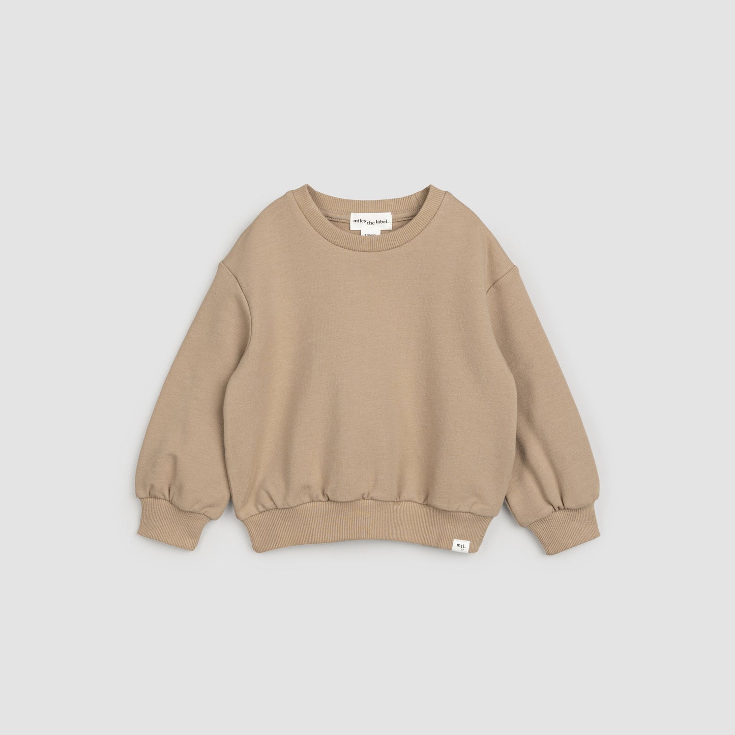 Miles Baby Sweatshirt - Sand-Mountain Baby