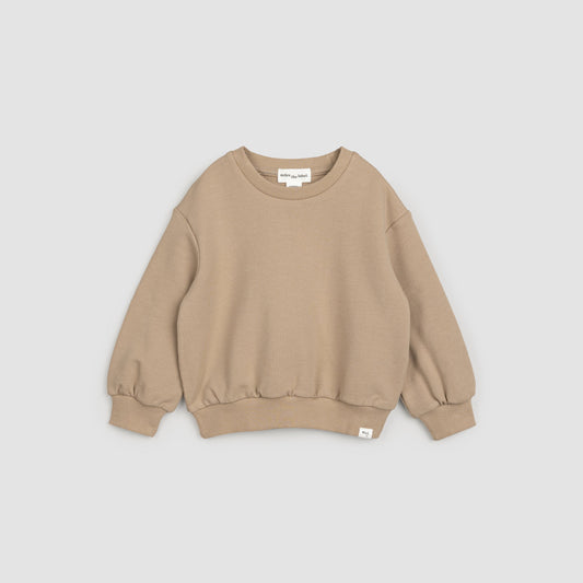 Miles Baby Sweatshirt - Sand-Mountain Baby