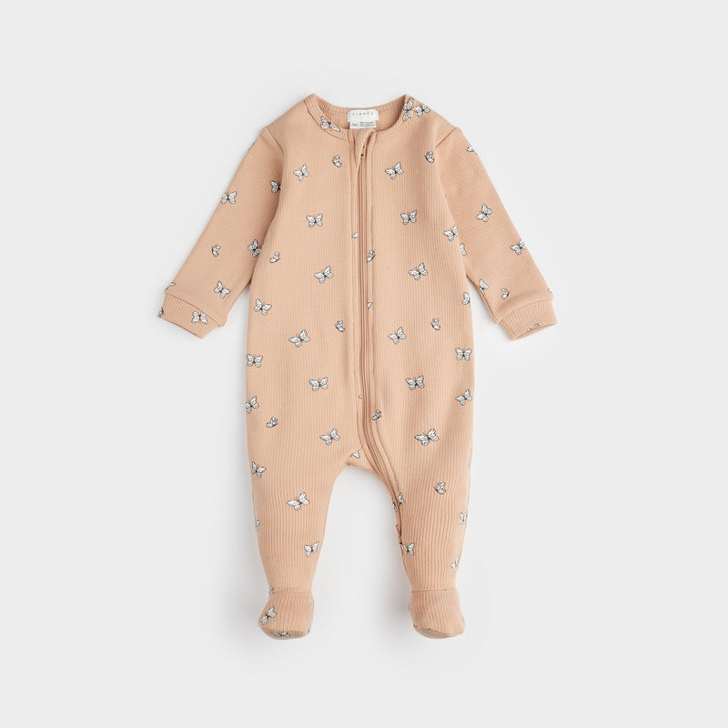 Petit Lem Zip Sleeper - Butterfly-Mountain Baby