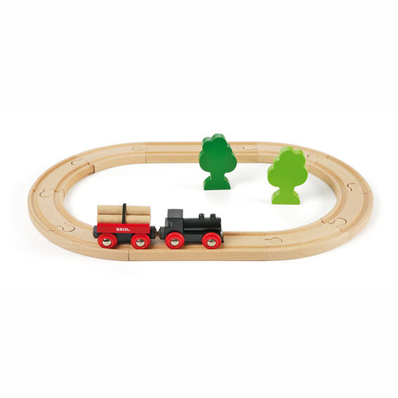 BRIO WORLD Safari Train [3-car train] Target age 3 years old ~ (Train toys  Woode
