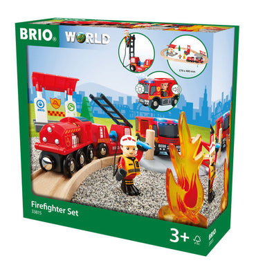 Brio Train Set - Firefighter Set-Mountain Baby