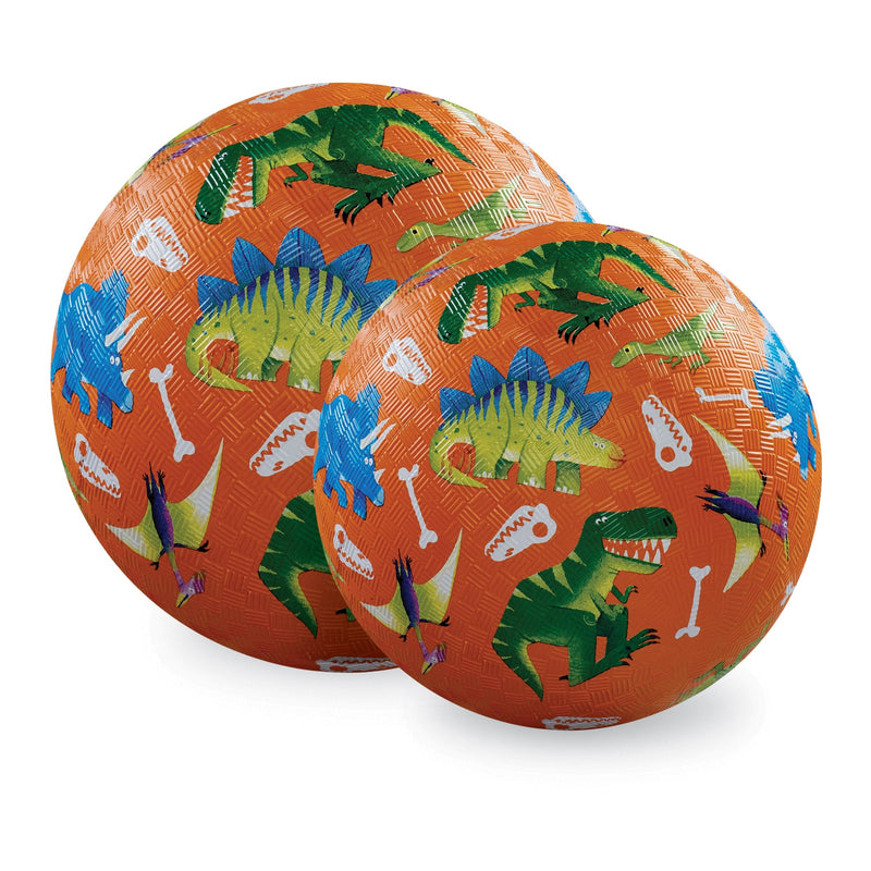 Crocodile Creek Rubber Playground Ball - Dinosaur Dig-Mountain Baby