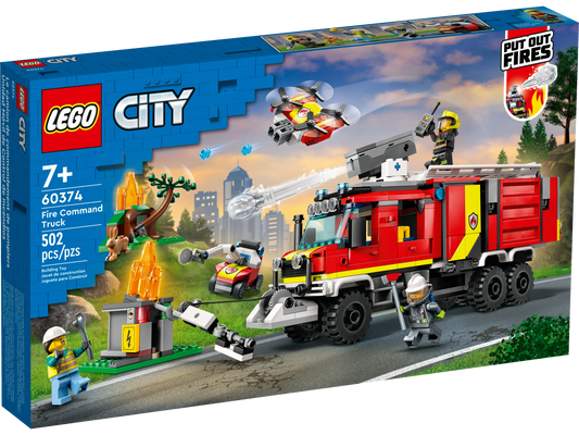 Lego City - Fire Command Truck 60374-Mountain Baby
