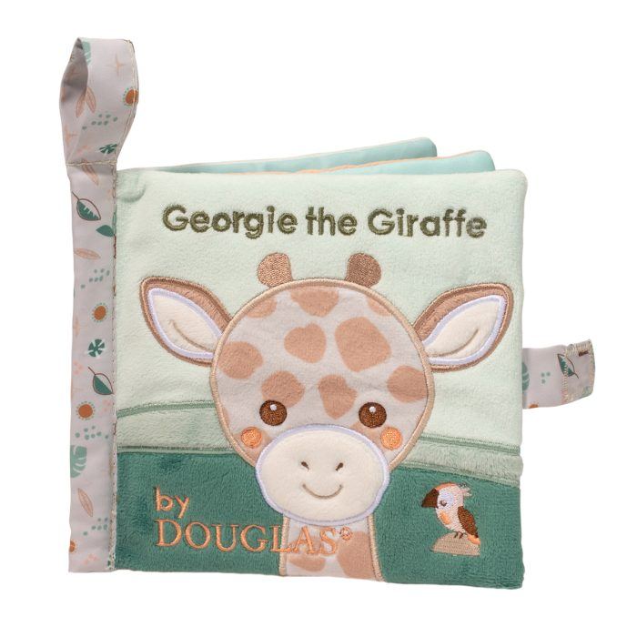 Douglas Cuddle Toys - Plush Activity Book -Georgie the Giraffe-Mountain Baby