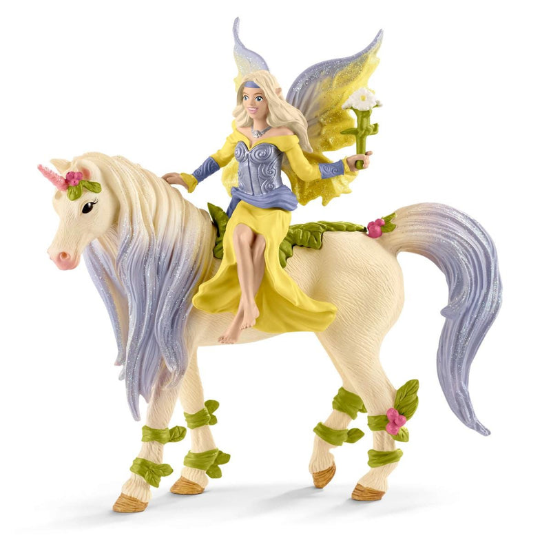 Schleich Bayala Series - Fairy Sera & Blossom Unicorn-Mountain Baby