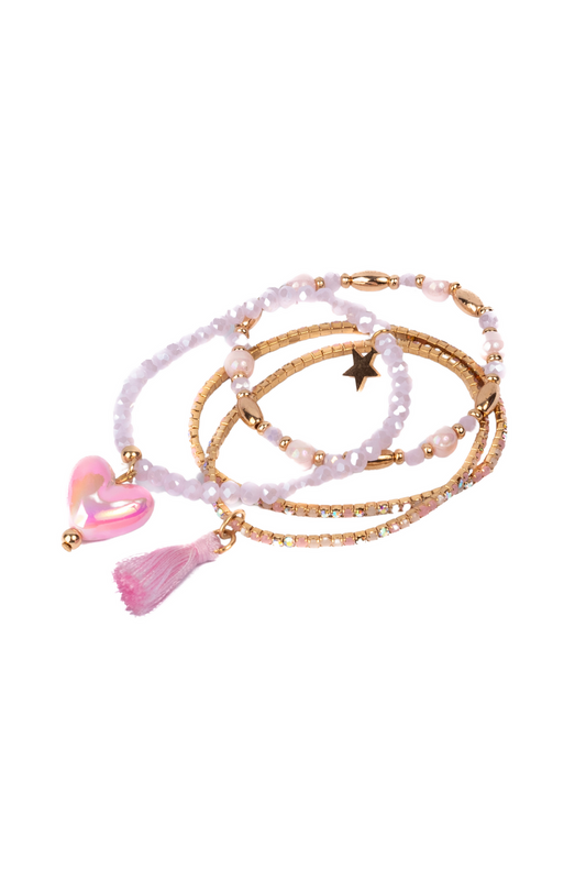 Great Pretenders Jewelry - Boutique Luminescent Love Bracelet Set-Mountain Baby