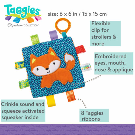 Mary Meyer Taggies Crinkle Me - Fox-Mountain Baby