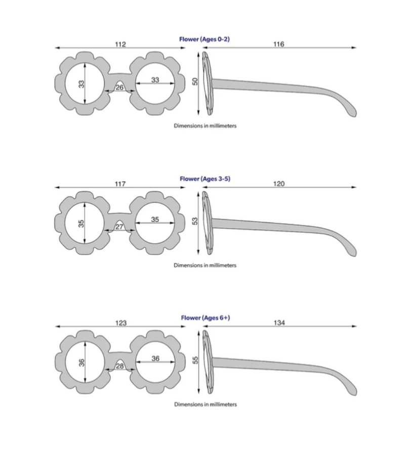 Babiators Sunglasses - Flower LTD - The Sunflower-Mountain Baby