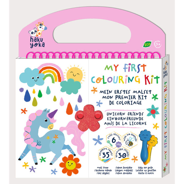Avenir Haku Yoka My First Colouring Kit - Unicorn Friends-Mountain Baby