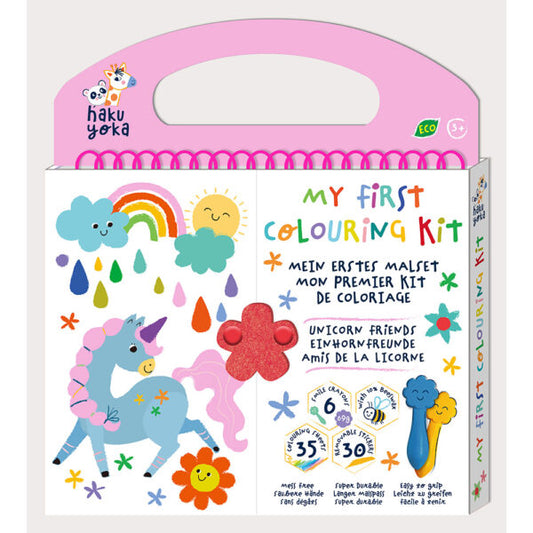 Avenir Haku Yoka My First Colouring Kit - Unicorn Friends-Mountain Baby