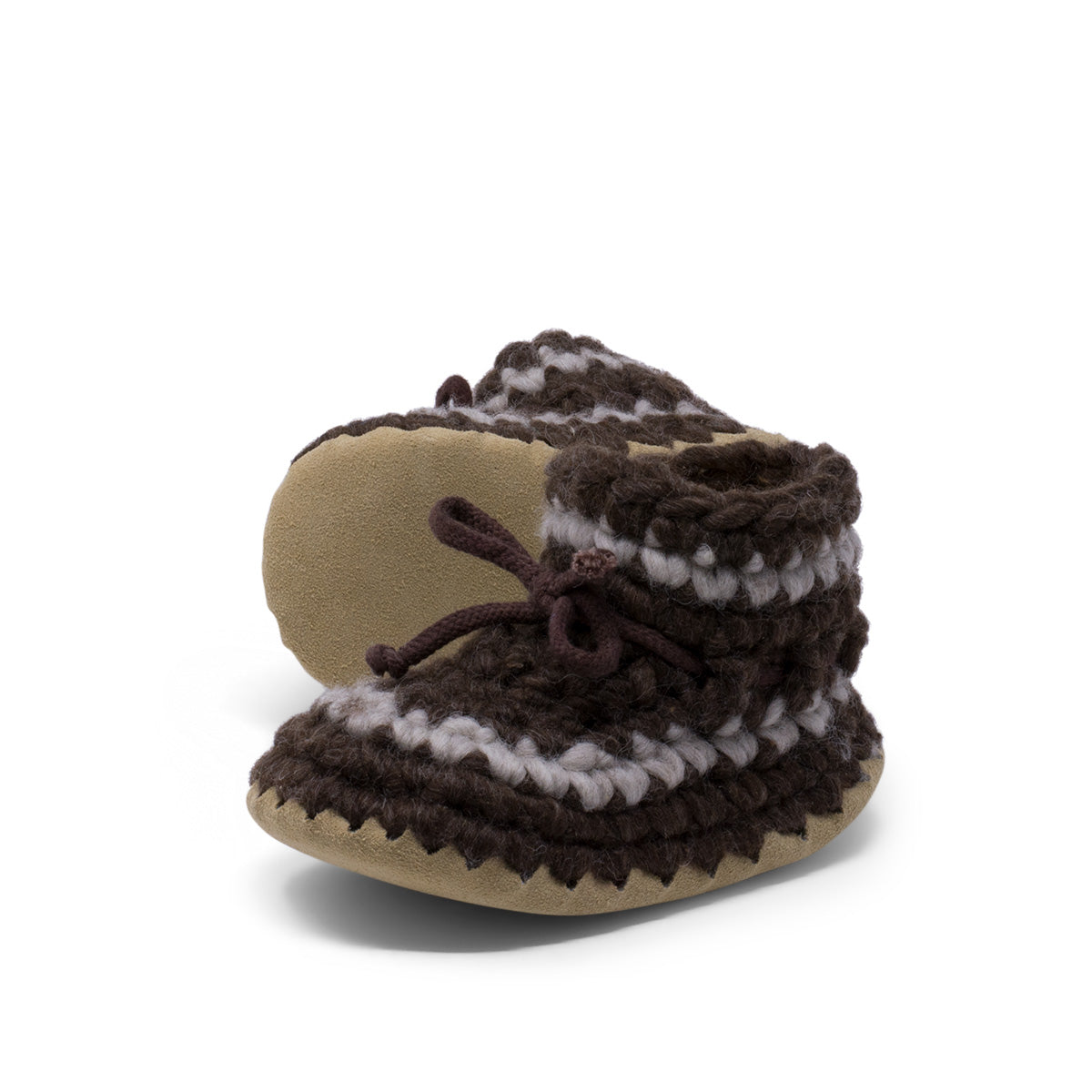 Padraig Bootie - Child - Brown w/ Stripe-Mountain Baby