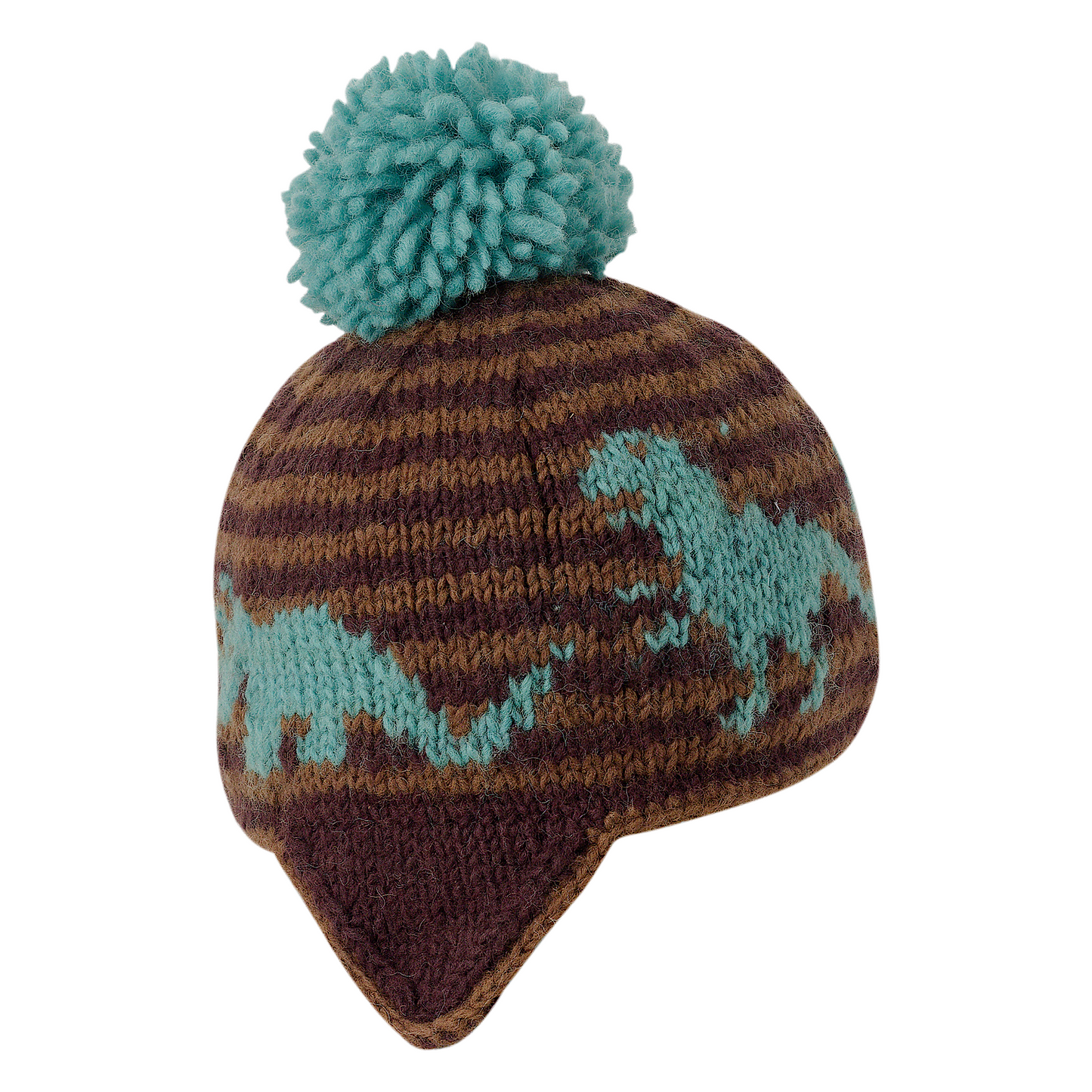 Ambler Kids Toque - Dino - Espresso-Mountain Baby