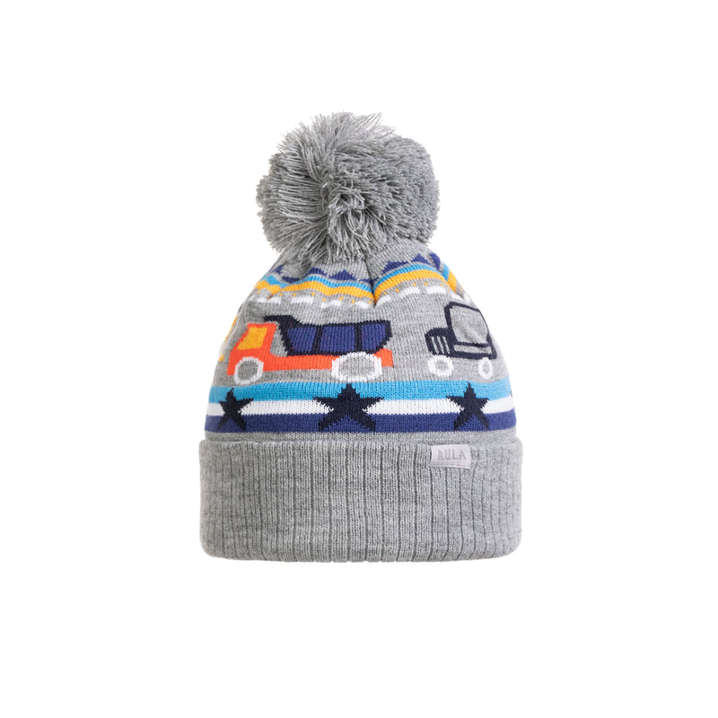 Bula Toddler Toque - Cassius - Truck Grey-Mountain Baby