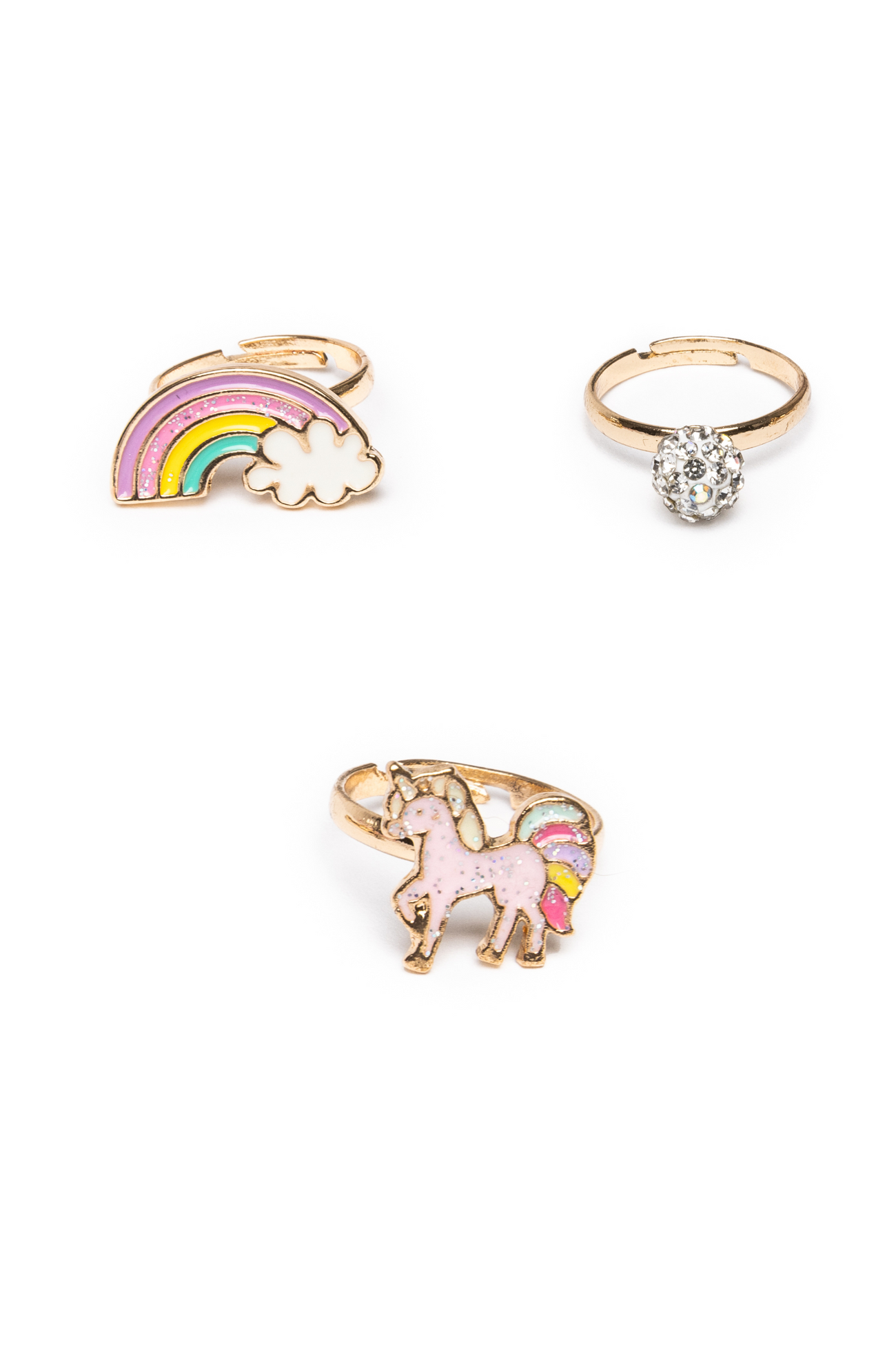 Great Pretenders Jewelry - Boutique Rainbow Ring Set-Mountain Baby