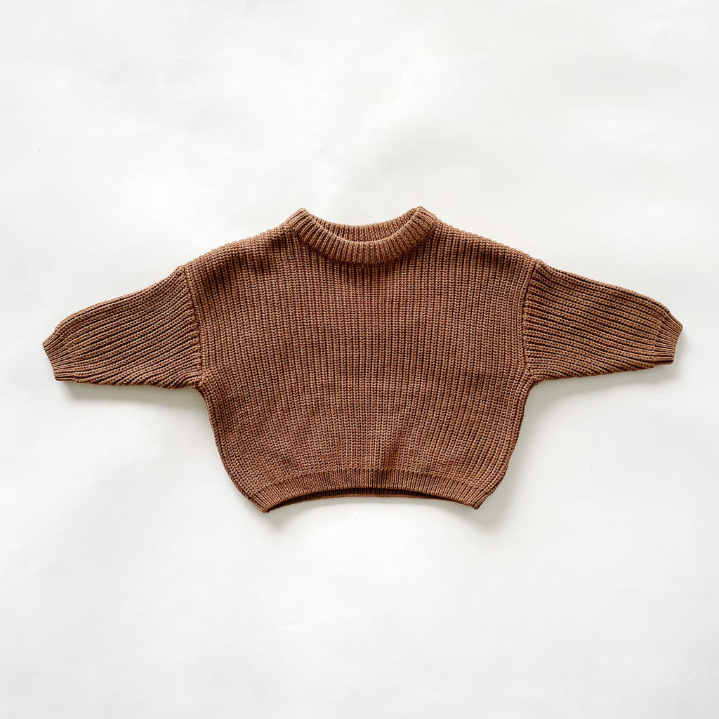 Belan.J Knit Sweater - Chestnut-Mountain Baby