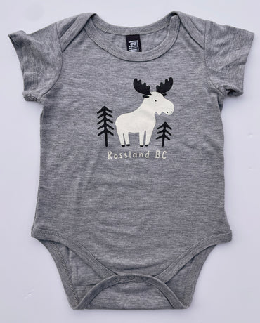 Rossland Onsie Baby Moose-Mountain Baby