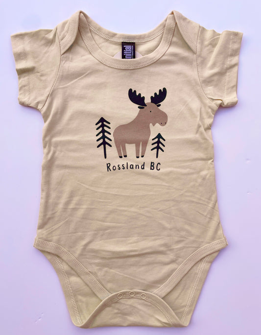 Rossland Onsie Baby Moose-Mountain Baby