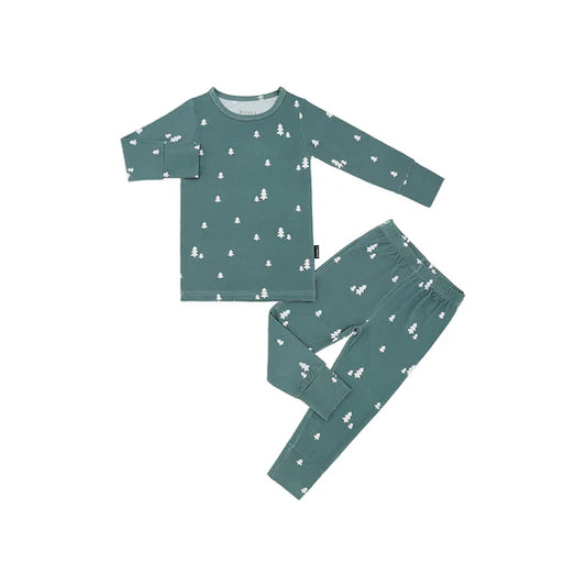 Belan.J L/S Pajama Set Tiny Trees-Mountain Baby