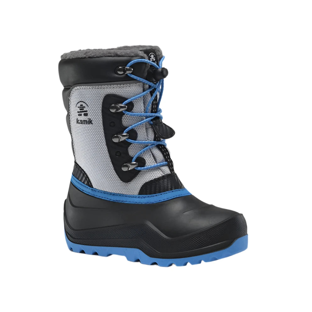 Kamik Snow Boot - Luke4 - Grey/Blue-Mountain Baby