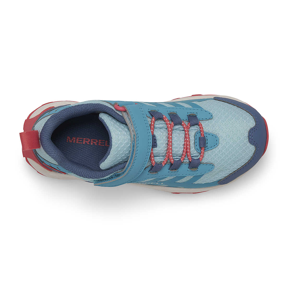 Merrell Moab Speed Low 2 A/C Waterproof Hiking Shoe - Turquoise/Coral-Mountain Baby