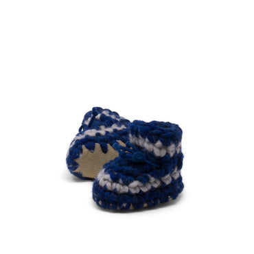 Padraig Bootie - Child - Denim w/ Stripe-Mountain Baby