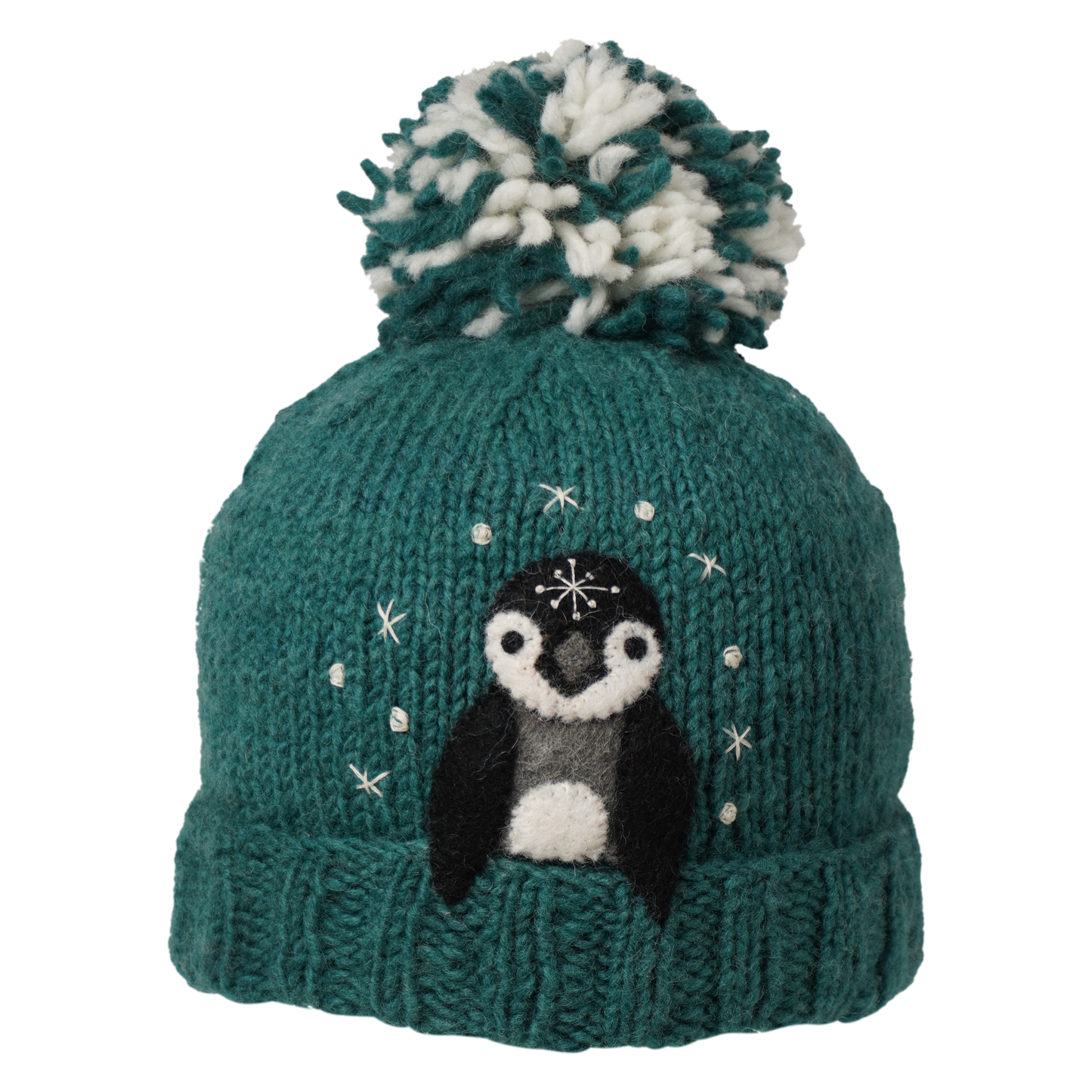 Ambler Kids Toque - Peek-A-Boo - Teal-Mountain Baby