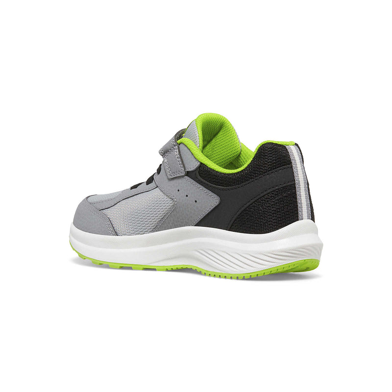 Saucony Cohesion KDZ A/C - Black/Grey/Green-Mountain Baby