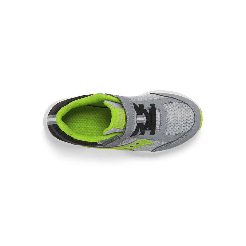 Saucony Cohesion KDZ A/C - Black/Grey/Green-Mountain Baby
