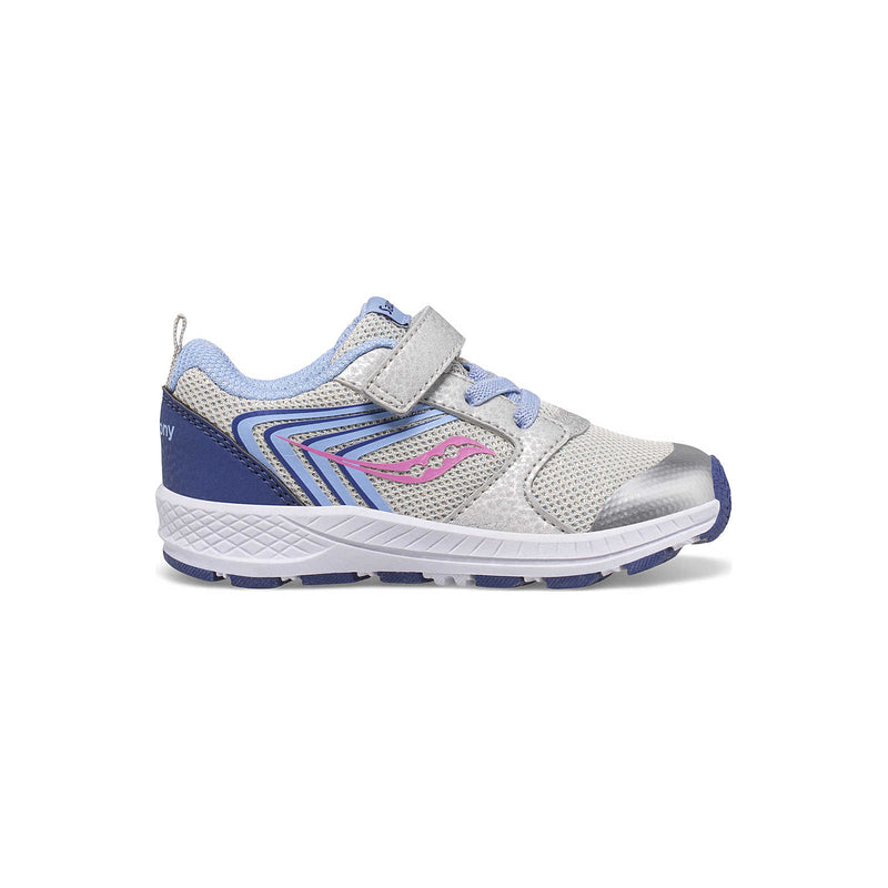Saucony Wind FST A/C Jr. - Silver/Blue/Pink-Mountain Baby