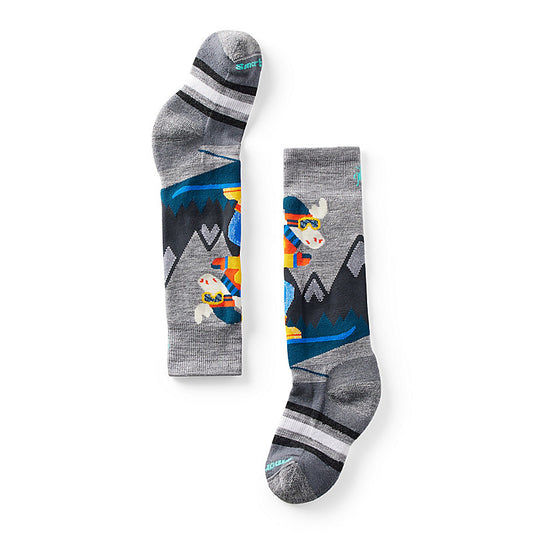 SmartWool Wintersport Sock - Moose - Light Grey-Mountain Baby