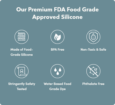 LouLou Lollipop Silicone Teether & Pacifier Clip - Sweetheart - Rainbow-Mountain Baby