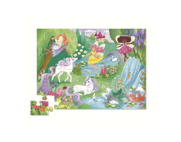 Crocodile Creek Puzzle - 36pc Floor - Magical Friends-Mountain Baby
