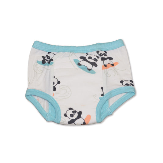 Silkberry Training Pants - Surf/Panda-Mountain Baby