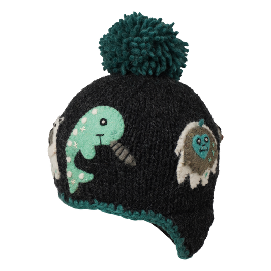 Ambler Kids Toque - Yeti - Heather Charcoal-Mountain Baby