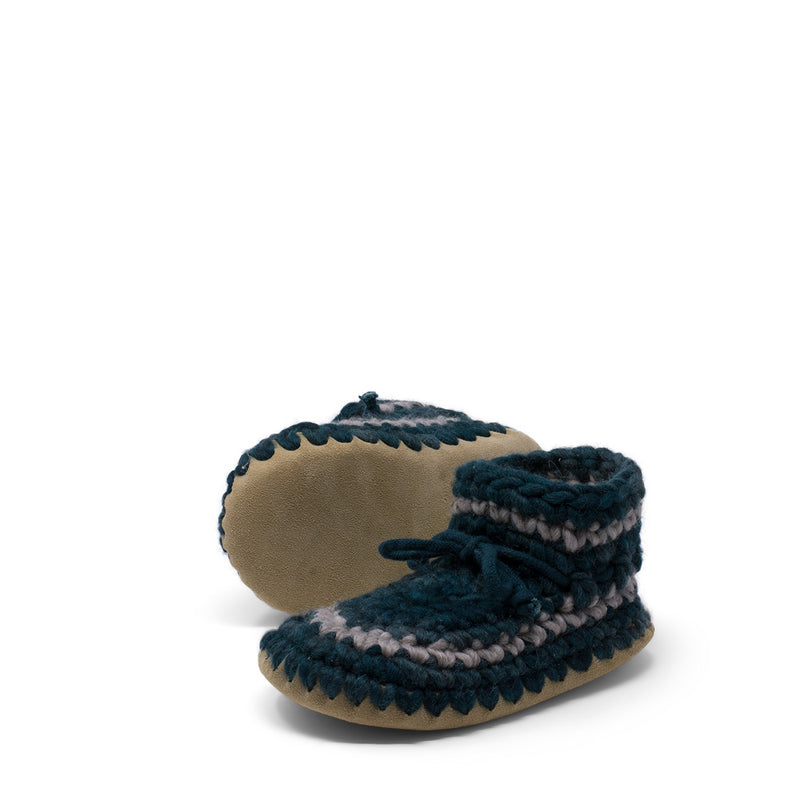 Padraig Bootie - Child - Forest w/ Stripe-Mountain Baby