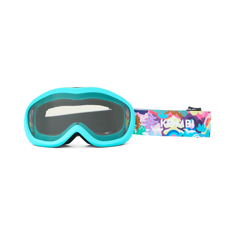 Kombi Children’s Ski Goggles – Rider Grey Optik - Pink Wild Mountain-Mountain Baby