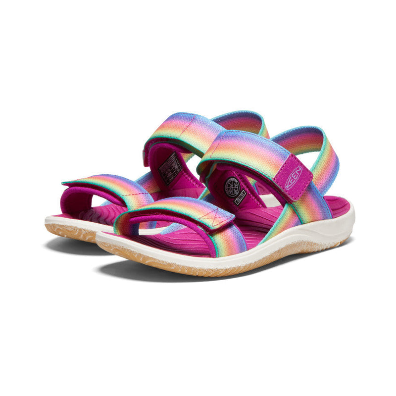 Keen Elle Backstrap Sandal - Rainbow/Festival Fuschia-Mountain Baby