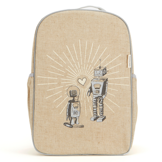 So Young Child's Backpack - Robot Playdate-Mountain Baby