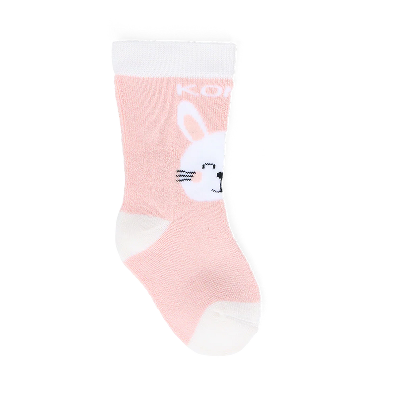 Kombi Socks Animal Family - Infant - Misty Pink-Mountain Baby