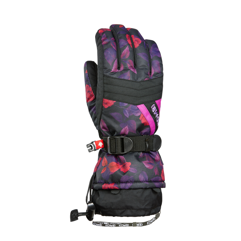 Kombi Glove Serious - Jr. - Pink Brambles-Mountain Baby