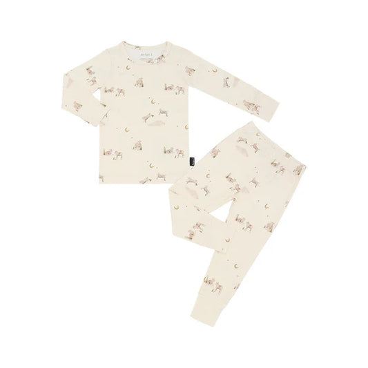 Belan.J L/S Pajama Set Little Lambs-Mountain Baby