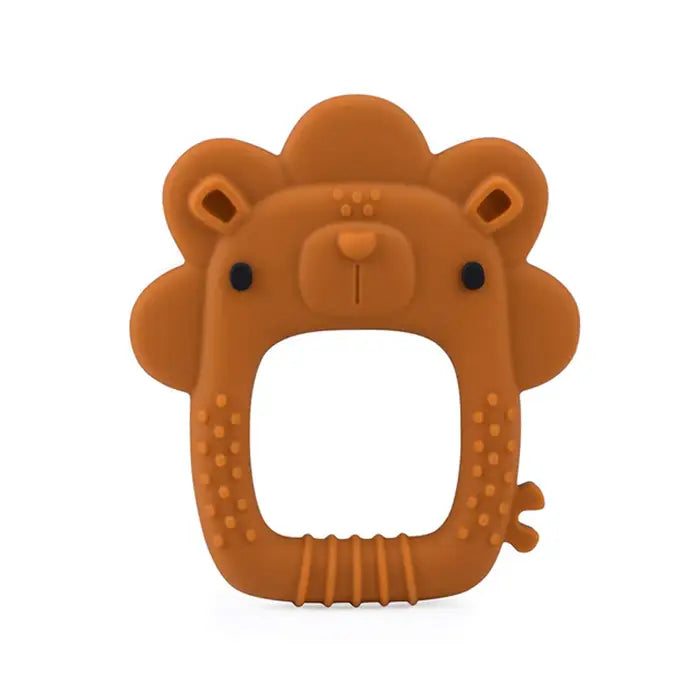 LouLou Lollipop Silicone Teether - Wild - Liam Lion-Mountain Baby